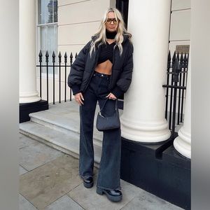 Carey Denim Jeans Black - Princess Polly